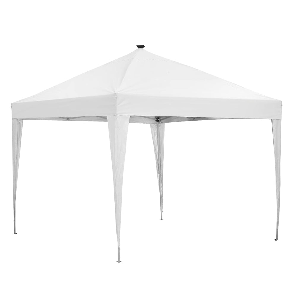 Ainfox 10 x 10 ft Pop-Up Canopy Tent Solar Power Led Light