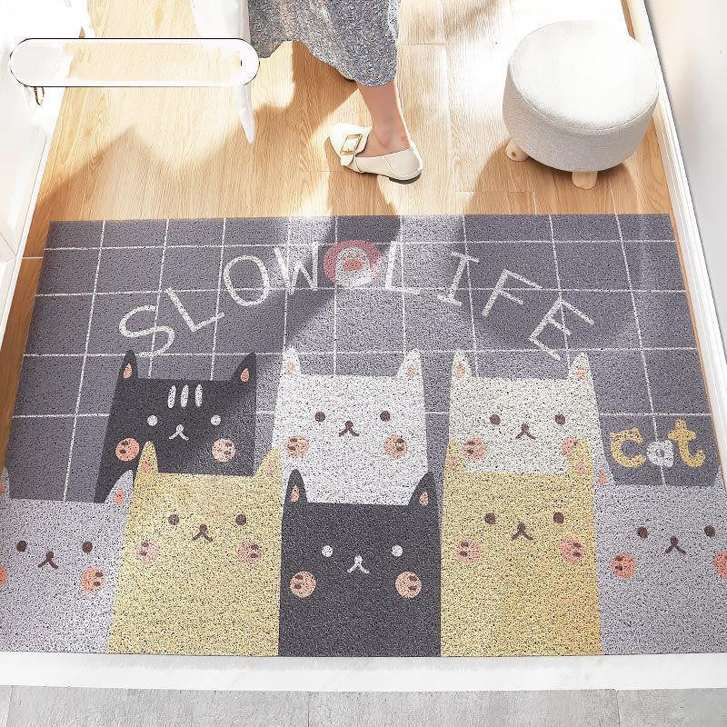 Nordic Silk Enclosure Mats Can Be Cut At The Entrance Of The Hall, Bathroom Door Mats, Bathroom Non-Slip Mats