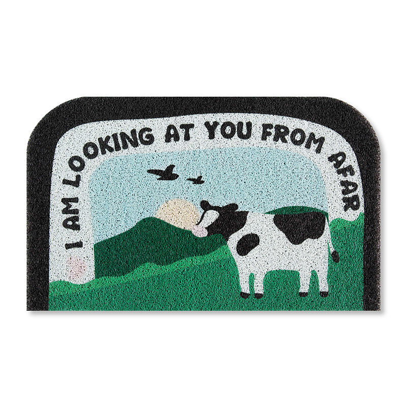 Cartoon Shiba Inu Dog Floor Mat