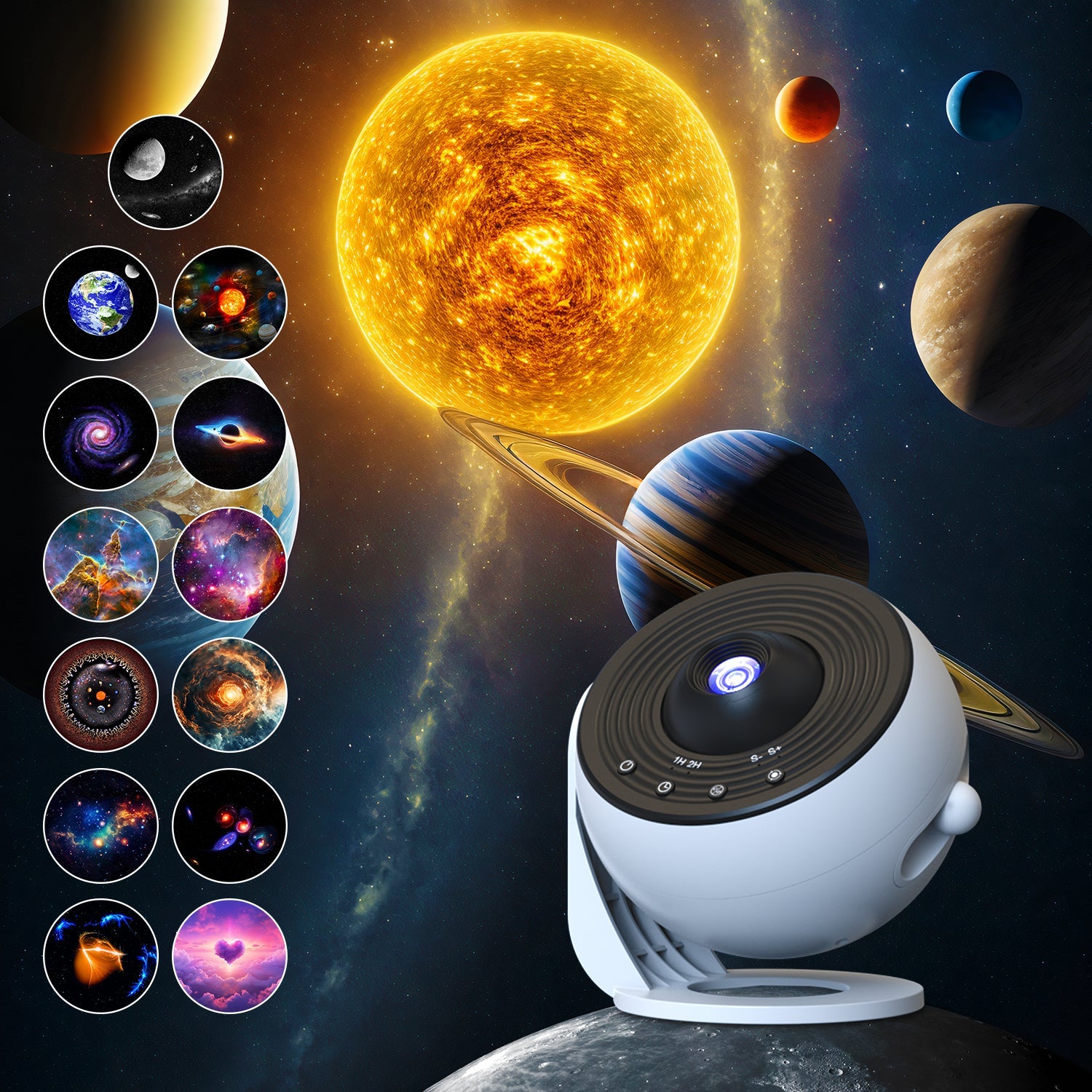 Galaxy Projector Upgraded Film Disc