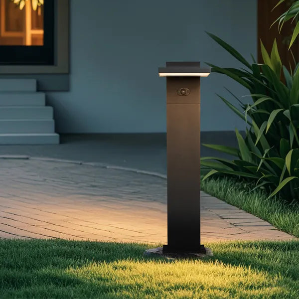Solar Pathway Lights Outdoor With Motion Sensor IP65 Waterproof Path Lights For Driveway Adjustable Head 32128