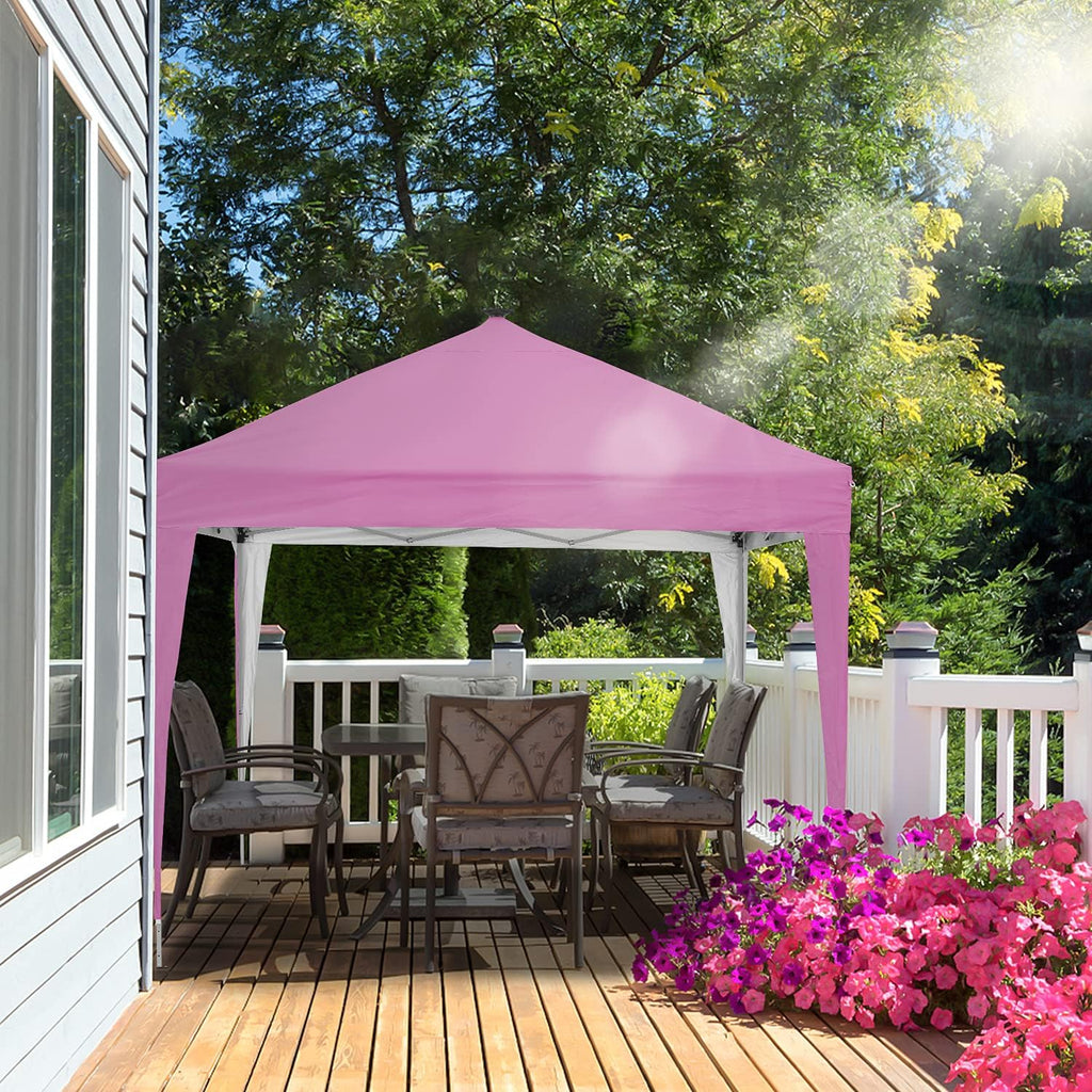 Ainfox 10 x 10 ft Pop-Up Canopy Tent Solar Power Led Light