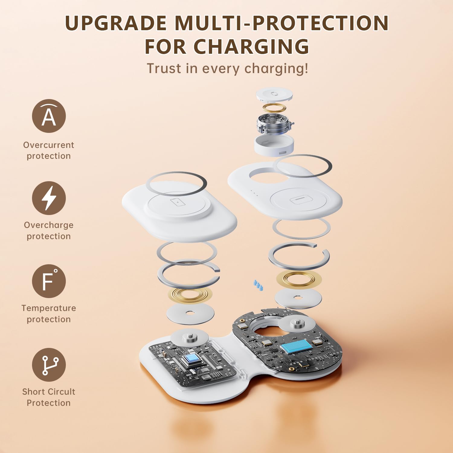 Wireless Mag-Safe Fast Charging Station