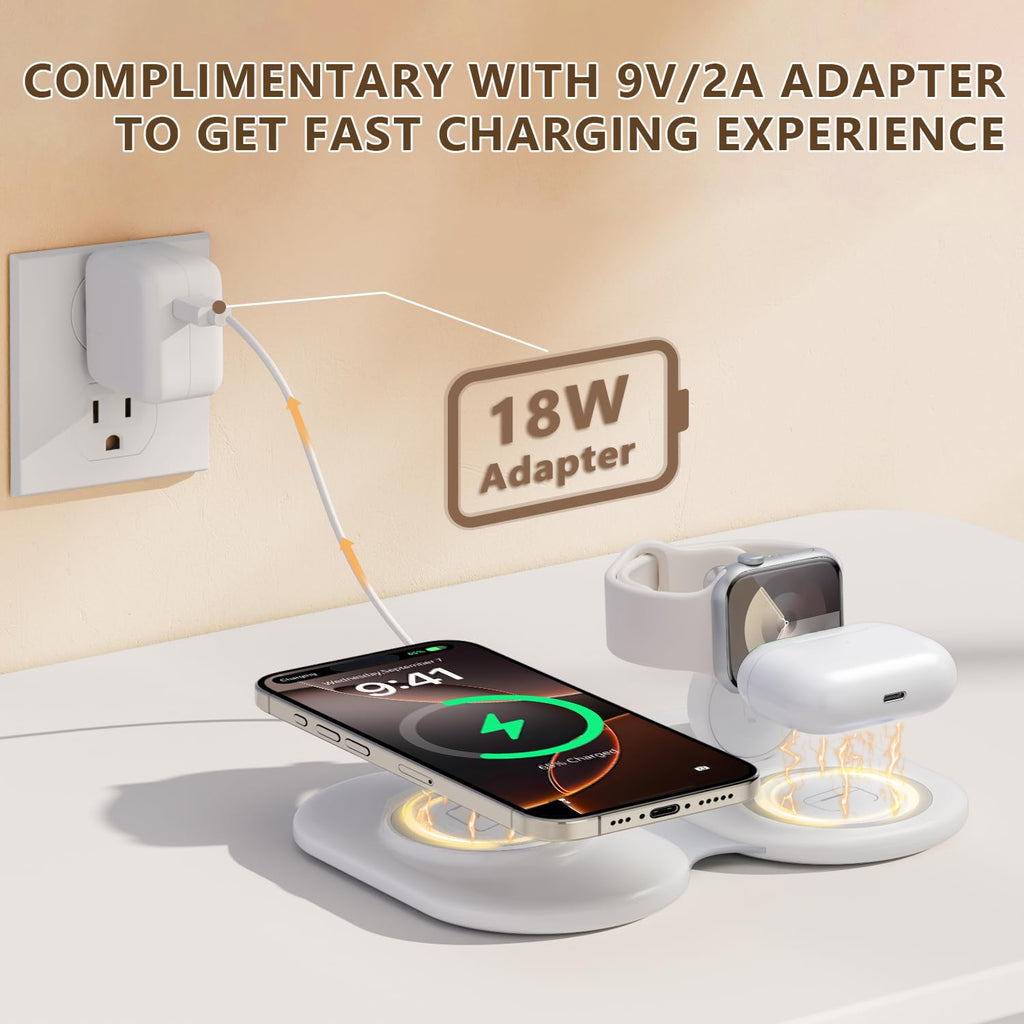 Wireless Mag-Safe Fast Charging Station