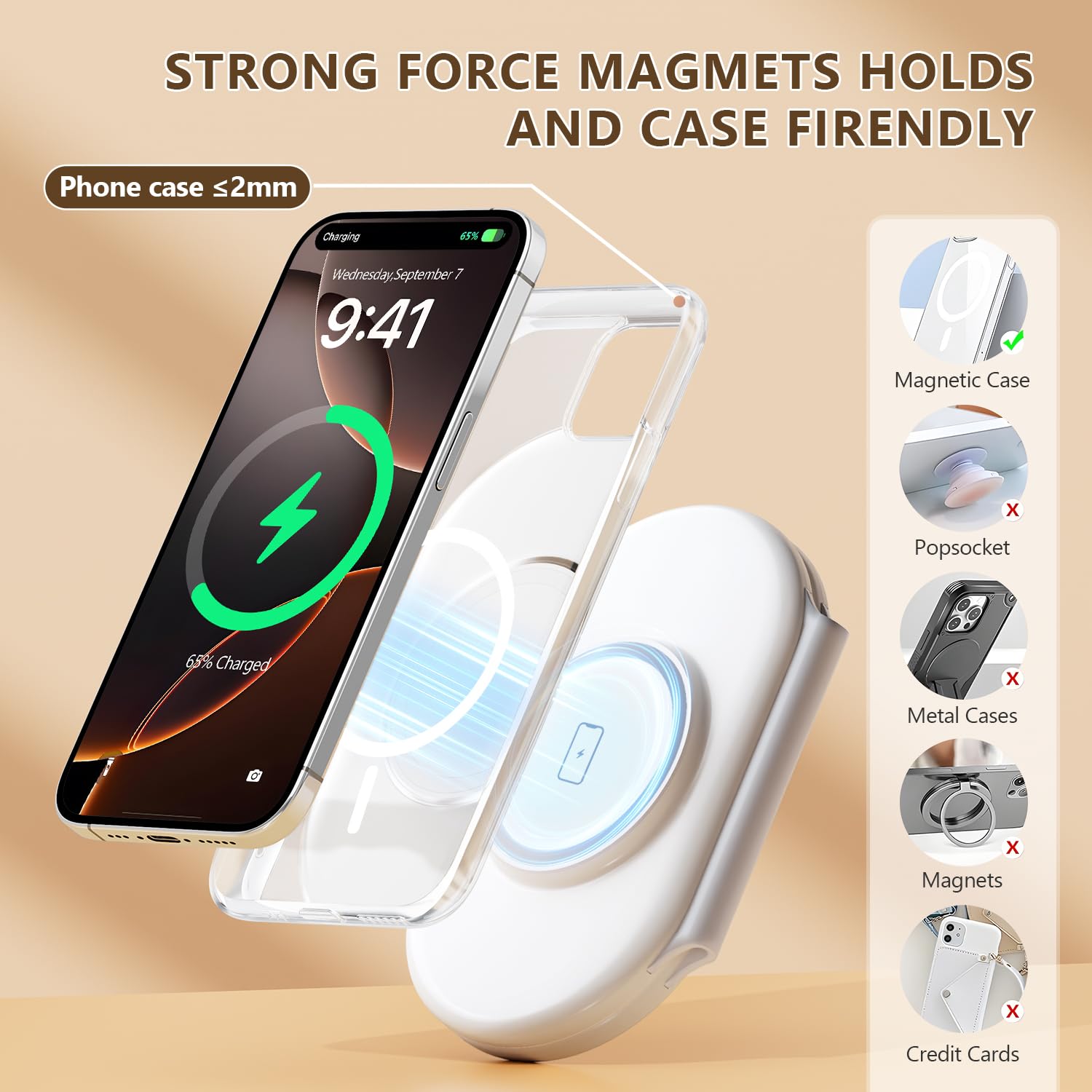 Wireless Mag-Safe Fast Charging Station