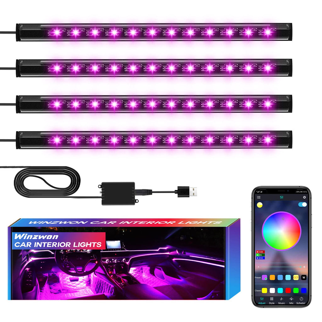 Interior car LED Lights — Music Sync App
