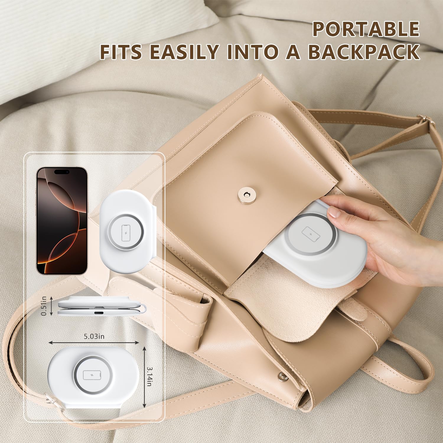 Wireless Mag-Safe Fast Charging Station