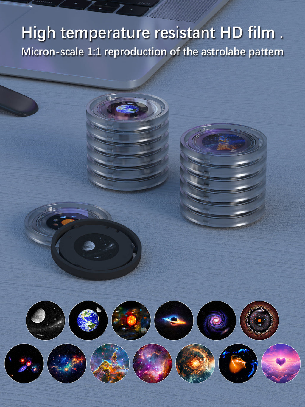 Galaxy Projector Upgraded Film Disc