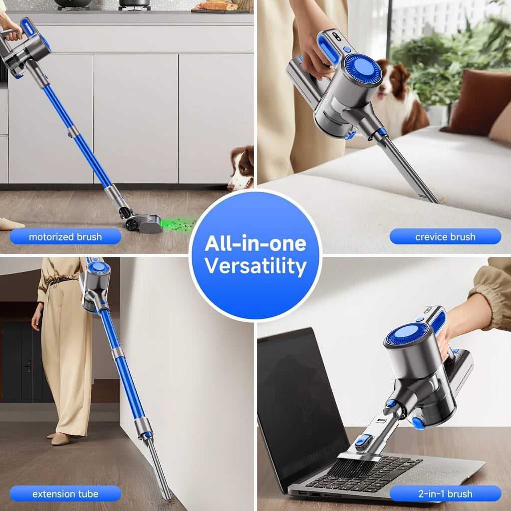 Cordless Vacuum Cleaner with LED Light