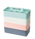 Stackable Portable Plastic Caddy with Handle
