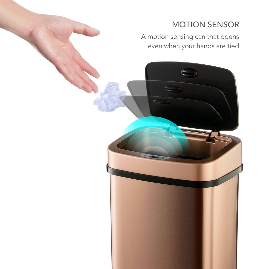 3-Gallon Motion Sensor Touchless Trash Can