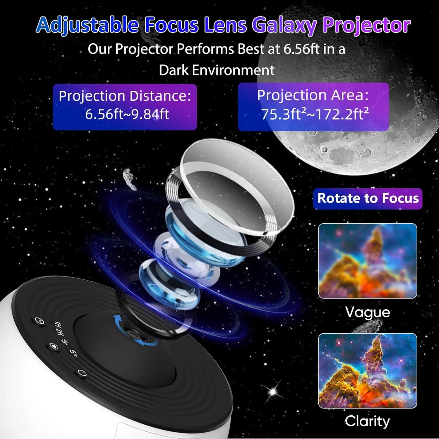 Galaxy Projector Light HD