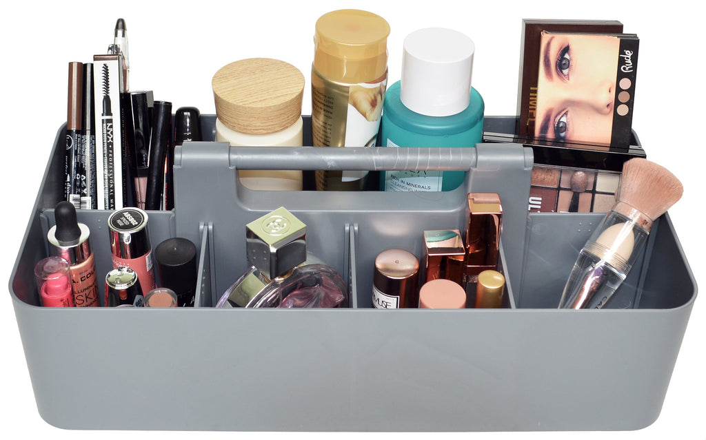 Stackable Portable Plastic Caddy with Handle