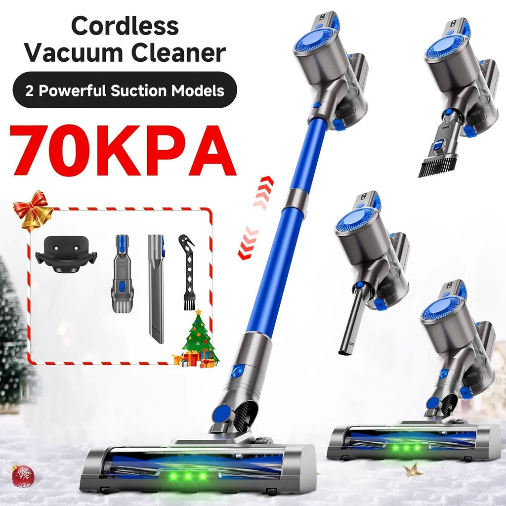 Cordless Vacuum Cleaner with LED Light
