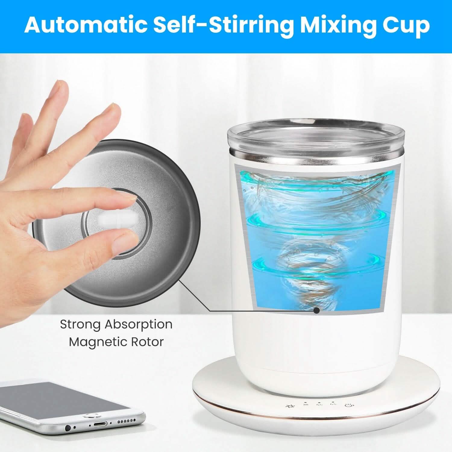 Self Stirring Coffee Mug