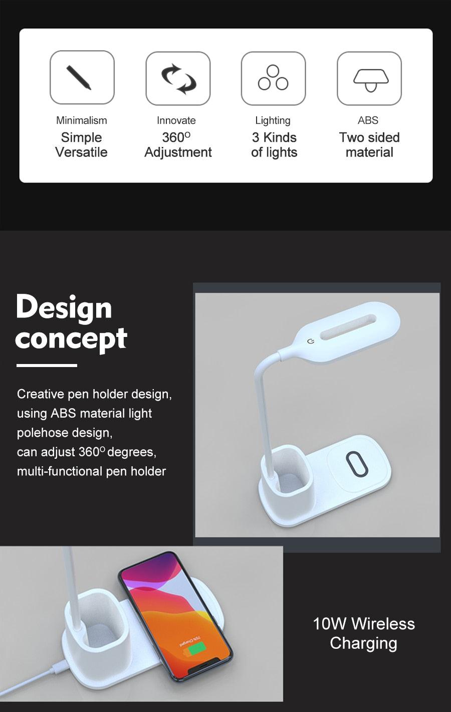 Touch Dimmable LED Desk Lamp